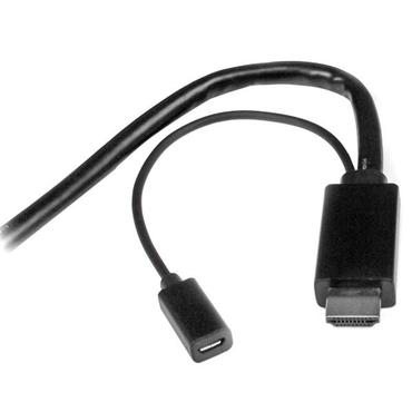 StarTech.com 2m 6 ft HDMI, DisplayPort or Mini DisplayPort to HDMI Converter Cable - HDMI, DP or Mini DP to HDMI Adapter Cable (DPMDPHD2HD) - videokort - DisplayPort / HDMI - 2 m