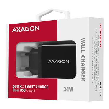 AXAGON ACU-QS24 str&oslash;mforsyningsadapter