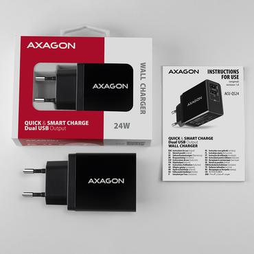 AXAGON ACU-QS24 str&oslash;mforsyningsadapter