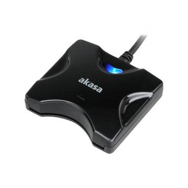 Akasa AK-CR-03BKV2 - SMART-kortläsare - USB 2.0