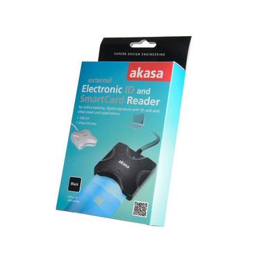 Akasa AK-CR-03BKV2 - SMART-kortläsare - USB 2.0