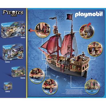 Playmobil Pirates - Skull Pirate Ship - byggesæt