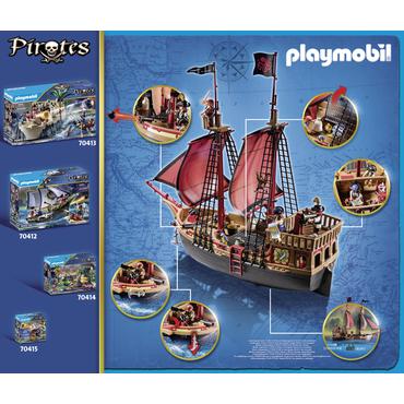 Playmobil Pirates - Skull Pirate Ship - byggesæt