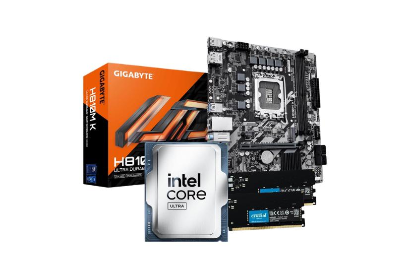 Intel Ultra 245KF - H810M K - 32GB DDR5 PC Opgraderingspakke