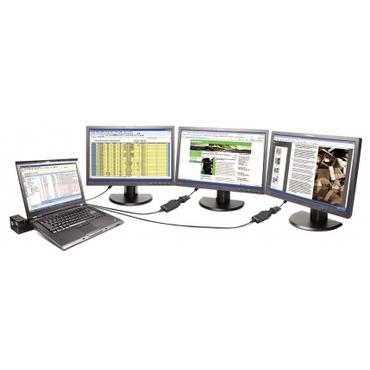 Lenovo USB 3.0 to DVI/VGA Monitor Adapter Extern videoadapter - SuperSpeed USB 3.0