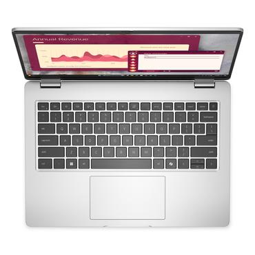 DELL Pro 14 PC14250 Intel Core Ultra 5 235U Laptop 35,6 cm (14) Full HD+ 16 GB DDR5-SDRAM 512 GB SSD Wi-Fi 6E (802.11ax) Windows 11 Pro Tysk Platin