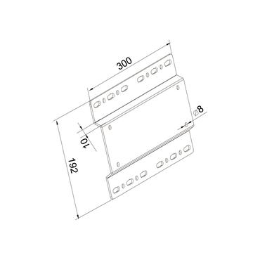 Multibrackets M Pro Series monteringskomponent - svart