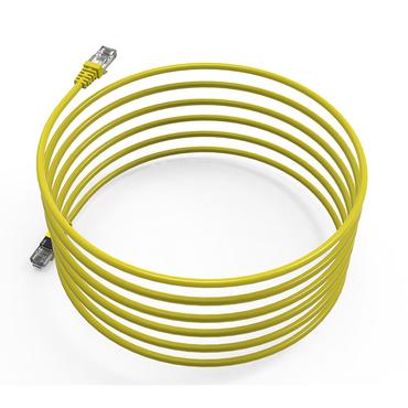 Inca CAT6 RJ45 5 m netværkskabel Gul U/UTP (UTP)
