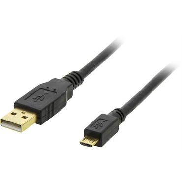 DELTACO - USB-kabel - mikro-USB typ B till USB - 2 m