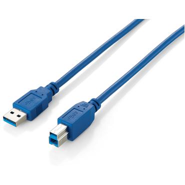 Equip 128293 USB-kabel USB 3.2 Gen 1 (3.1 Gen 1) 3 m USB A USB B Bl&aring;