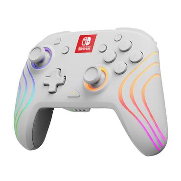 PDP Afterglow Wave Hvid USB Gamepad Analog/digital Nintendo Switch, Nintendo Switch Lite, Nintendo Switch OLED