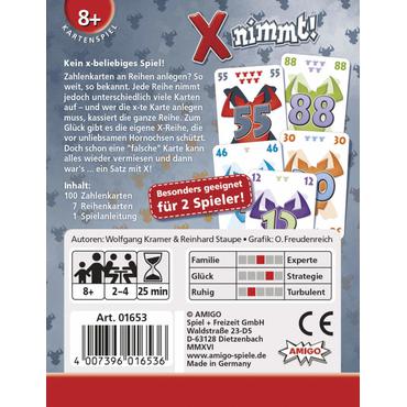 Amigo 01653 brætspil Kortspil Matching
