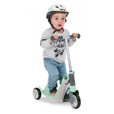Smoby 750615 løbehjul Børn Trehjulet scooter Grøn, Grå