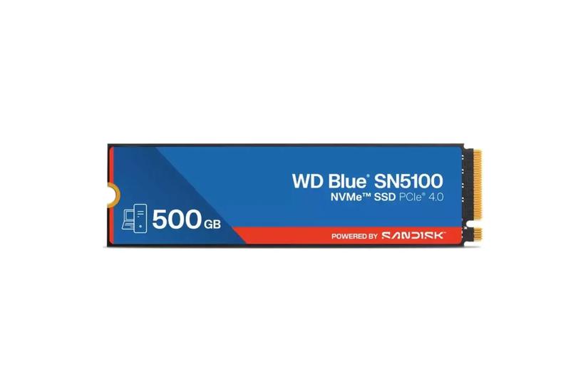 Sandisk Intern SSD - 500 GB - PCIe Gen 4.0 x4, NVMe - M.2 2280 - 6600 MB/s - 5600 MB/s