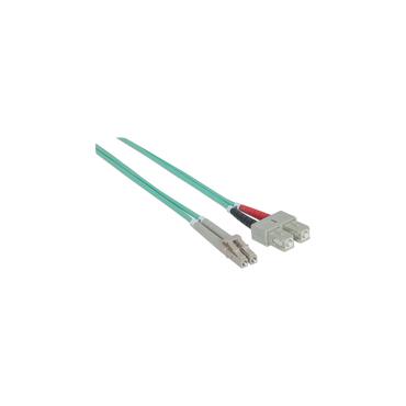 Intellinet 750912 InfiniBand og fiberoptisk kabel 1 m LC SC Turkisfarve