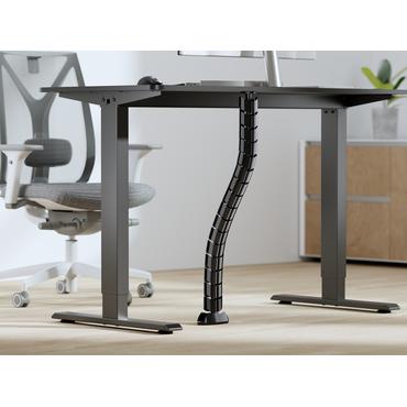 Equip Doppel-Kabelf&Atilde;&frac14;hrung 73cm f&Atilde;&frac14;r Untertischmontage schwarz