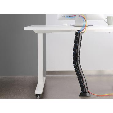 Equip Doppel-Kabelf&Atilde;&frac14;hrung 73cm f&Atilde;&frac14;r Untertischmontage schwarz