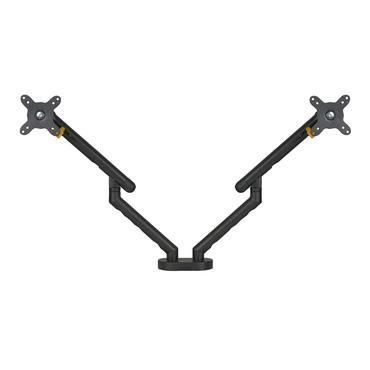 Bakker Elkhuizen Flexible Dual monteringssats - justerbara dubbla armar - för 2 monitorer - svart