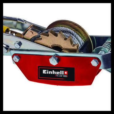 Einhell TC-LW 1000. Maximales Lastgewicht: 1000 kg, Kabell&auml;nge: 2,2 m, Kabeldurchmesser: 4,8 mm (2260140)