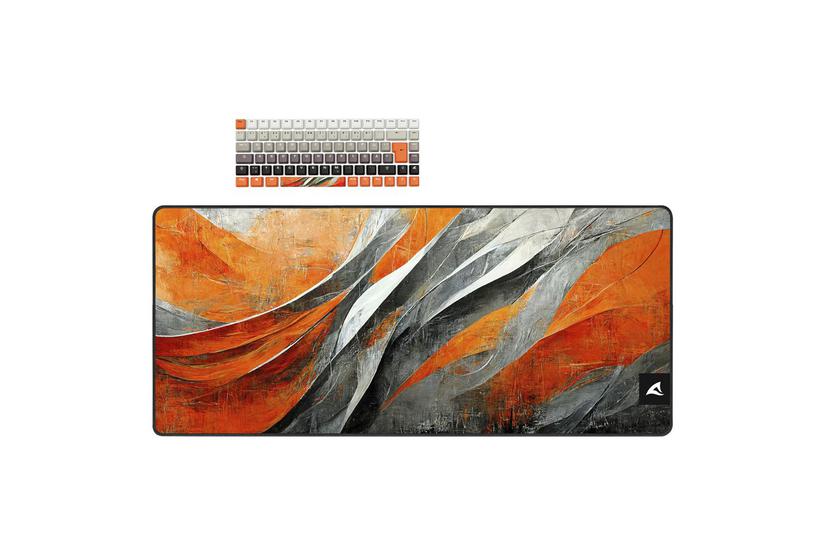 Sharkoon Tangentbord - 75% - Grå, Orange