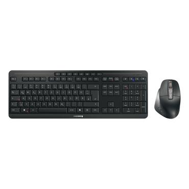 CHERRY Stream desktop ultimate tastatur Mus inkluderet Hjemme/kontor USB + RF Wireless + Bluetooth QWERTZ Tysk Sort