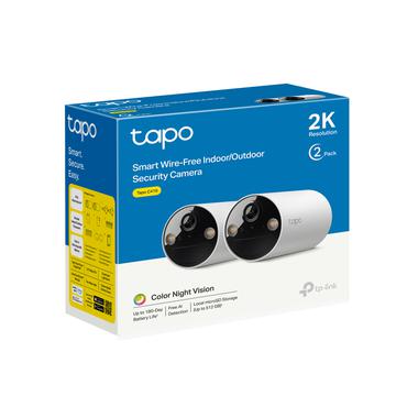 TP-Link Tapo C410 4-pack Kugle (form) IP-sikkerhedskamera Udendørs 2304 x 1296 pixel Loft/væg