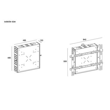 Multibrackets M Digital Signage Box II monteringskomponent - för PC-multimedia