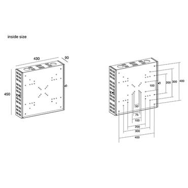 Multibrackets M Digital Signage Box II monteringskomponent - för PC-multimedia