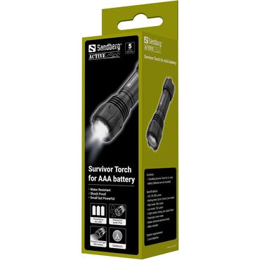 Sandberg - ficklampa - LED - 3 W - totalt: 3 W