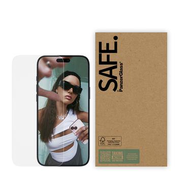 PanzerGlass SAFE. by ® Skærmbeskyttelse iPhone 17 Pro Max | 16 Pro Max | Ultra-Wide Fit | Bulk