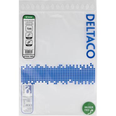Deltaco LCSC-1-SAA InfiniBand og fiberoptisk kabel 1 m LC SC Gul