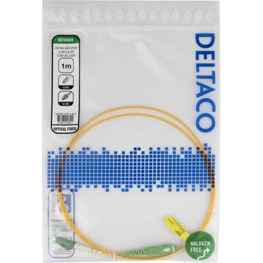 Deltaco LCSC-1-SAA InfiniBand og fiberoptisk kabel 1 m LC SC Gul