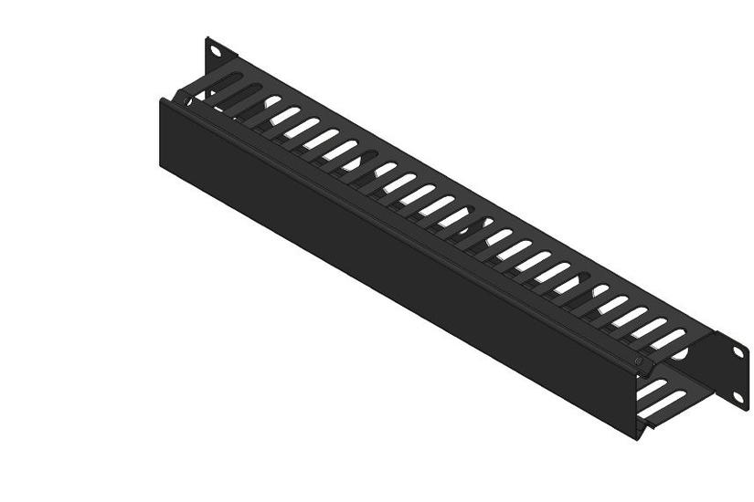1U 19" SLIDING COVER CABLE