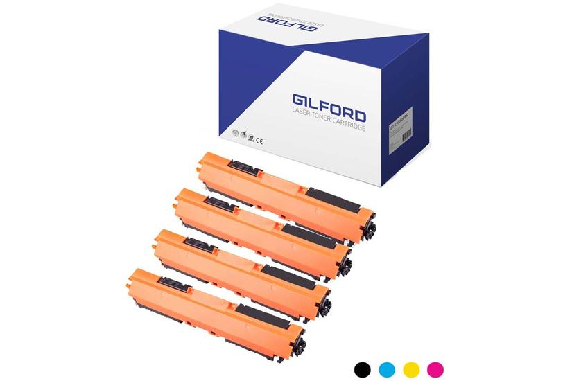 Gilford DT-CH352# tonerpatron 1 stk Kompatibel Sort, Blå, Magenta, Gul