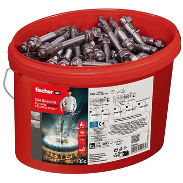 Fischer 568862 skrueanker og v&aelig;gudtag 135 stk