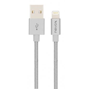 nevox 1528 Lightning kabel 1 m Sølv
