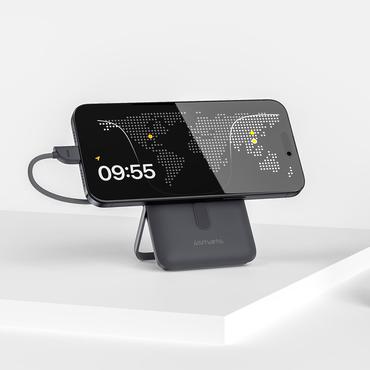 4smarts Enterprise Pocket 10000 mAh Trådløs opladning Grå