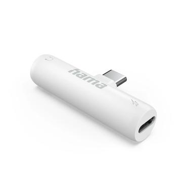 HAMA Adapter Audio USB-C White