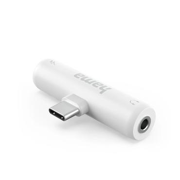 HAMA Adapter Audio USB-C White