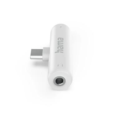 HAMA Adapter Audio USB-C White