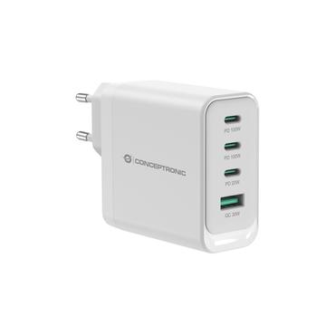 CONCEPTRONIC Ladeger&auml;t 4Port 100W,3xUSB-C,1xUSB-A       wei&szlig;