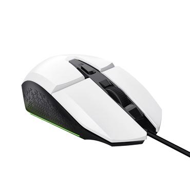 Trust GXT 109W Felox - mus - med belysning, gaming - USB - winning white