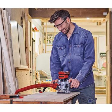 Einhell TP-RO 18 Set Li BL Sort, R&oslash;d, S&oslash;lv 30000 rpm