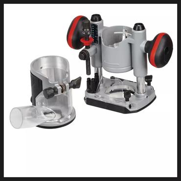 Einhell TP-RO 18 Set Li BL Sort, R&oslash;d, S&oslash;lv 30000 rpm