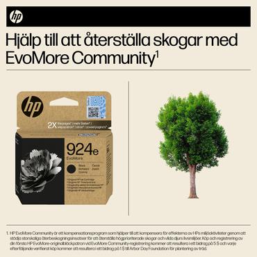 HP 924e EvoMore - svart - original - bl&auml;ckpatron