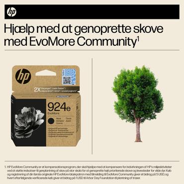 HP 924e EvoMore - svart - original - bl&auml;ckpatron