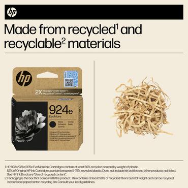 HP 924e EvoMore - svart - original - bl&auml;ckpatron