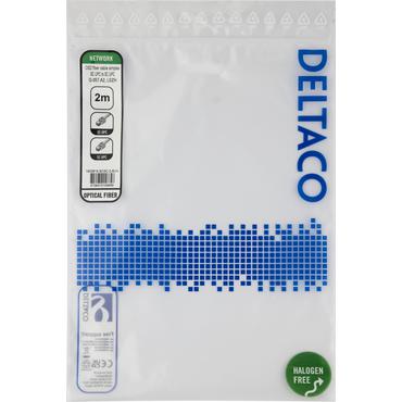 Deltaco SCSC-2-SUU InfiniBand og fiberoptisk kabel 2 m SC Gul