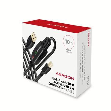 *AXAGON ADR-210B USB 2.0 A-M -> B-M act 10m cabl