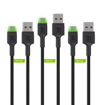 Green Cell GC Ray - USB Type-C kabel - 24 pin USB-C til USB - 2 m